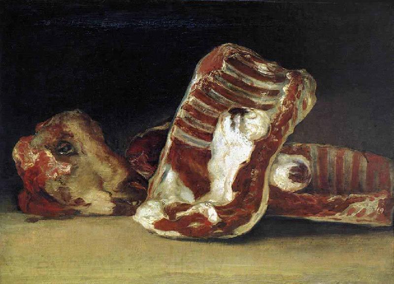 Francisco de Goya A Butchers Counter